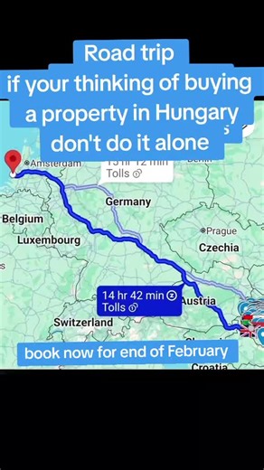 i work the road trip to make it as cheap as possible for people so depending on numbers dates are set well in advance day trips are multiple days so you get the most for your money #hungarianproperty #lifestylechange #holidayhome #propertyinvesting #investment