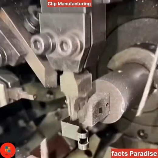 How Amazing Is This Clip Manufacturing Process?#stainlesssteelflatspringclipmaking#ytshorts
