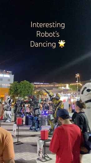 Robot dancing show #langkawi #shorts #travel #cenangbeach