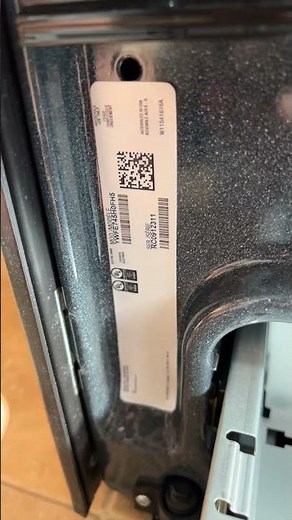 Where is the model number on whirlpool oven ?