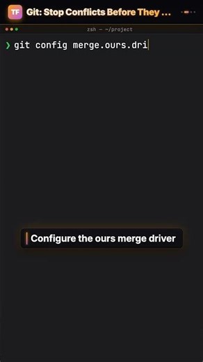 Stop Git merge conflicts on lock files forever #Shorts