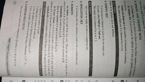 Finite Set. A set is said to be finite if it has finite number ... | Filo