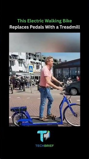 This electric scooter replaces Treadmill #technews #innovation #tech