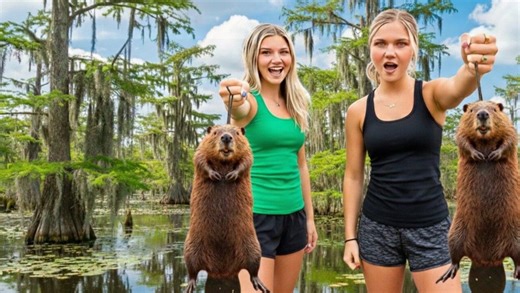 We blew up a beaver dam!