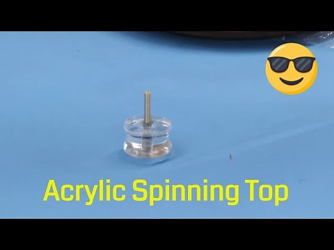 Spin Top and Launcher with a new Design Woodturning with Sam Angelo