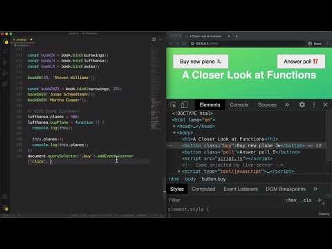 A Closer Look at Functions Part-2 | Section - 10 | JavaScript Course | Jonas Schmedtmann