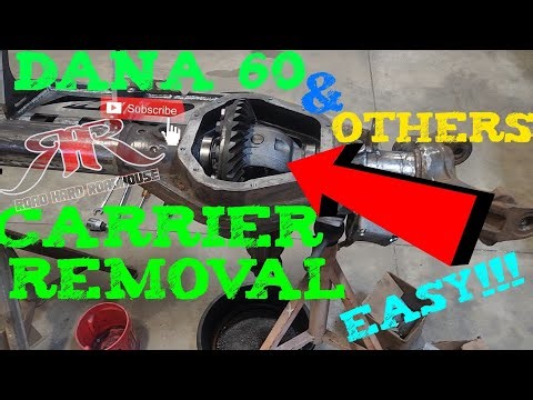 DANA 60 (ETC) CARRIER REMOVAL EASY!