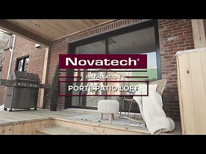 Installation de la porte patio Loft