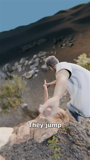 zack b film on Instagram: "How a shepherd's Leap pole work.🤔 #HowItWorks #3DReel #3DAnimation #PhysicsInAction #JumpFromHeight shepherd leap pole how he jumps from high place jumping from height safely shepherd pole technique safe jump from height 3d animation explanation 3d physics animation how it works 3d visual physics learning educational 3d reel"