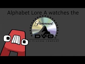 Alphabet Lore A watches the paramount DVD logo