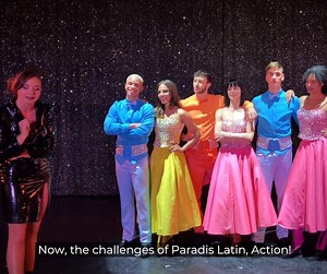 La directrice du Paradis Latin met au défi les artistes de L'Oiseau Paradis ! Souplesse, improvisations, acrobaties, rapidité, qui selon vous mérite de remporter les défis du Paradis ? 🏆👇 | Paradis Latin