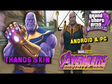 THANOS (Infinity War) in GTA San Andreas | Skin MOD Android & PC