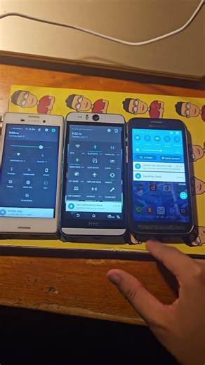 Sony vs HTC vs Samsung Android 6 notification bar! #shorts