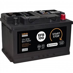 Halfords EFB100 Start Stop Car Battery 5 Year Guarantee | Halfords IE