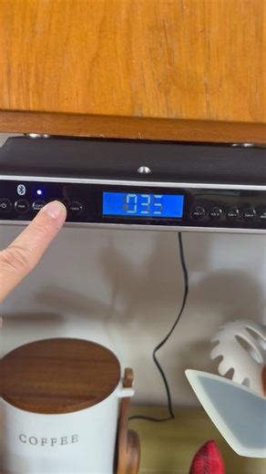 Watch Easy to use, out of the way! Under cabinet radio and clock! on Amazon Live