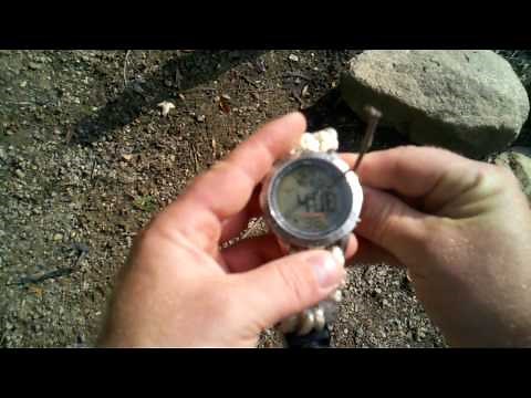How to use a watch to tell direction compass like
