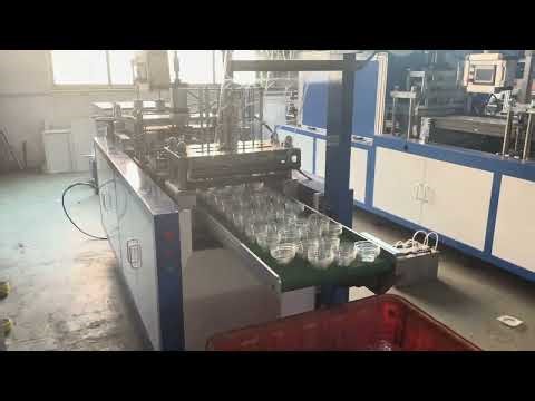 High-efficiency and precise disposable plastic cup lid forming machine