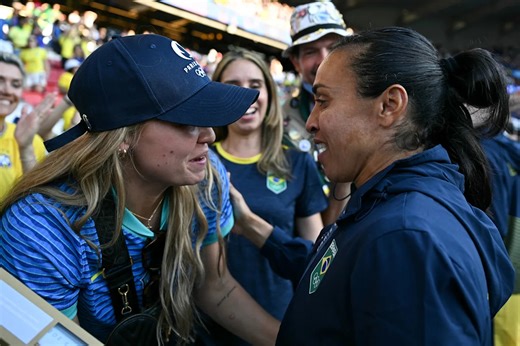 Brazil soccer legend Marta marries former NWSL teammate Carrie Lawrence