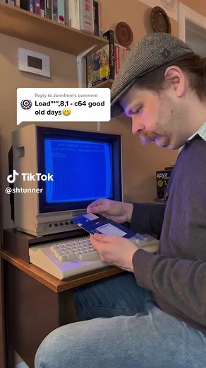 Replying to @Jonn1mm LOAD”*”,8,1 forever etched in the minds of Commodore 64 users. The iconic CBM BASIC/DOS command loads the first program, in this case Tapper, from device number 8, the disk drive. #retrocomputer #retrogaming #80s #nostalgia #asmr #floppydisk #c64