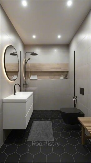 Modern Bathroom Makeover 🚿✨ Sleek, Minimal & Stylish