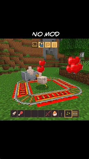 🤣!! CHICKEN MOVEMENT SPEED !!🤣 #minecraft #trending #shorts