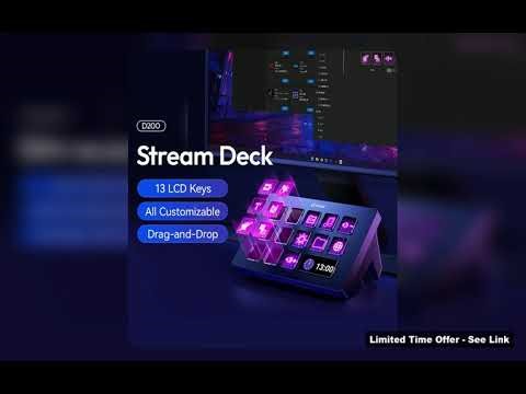 Best Ulanzi D200 Live Streaming Must Have Controller 13 Lcd Keys For Gaming Office Work Vlog