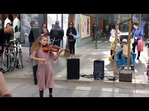 Young Violinist - Despacito - Downtown Santa Monica, CA