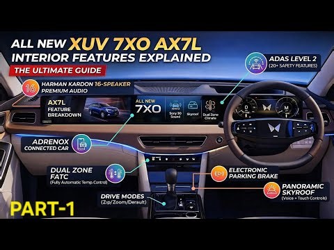 XUV 7XO AX7L Interior Full Tour | Shocked 😳 by Features! #xuv7xo #automobile #xuv7xo2026