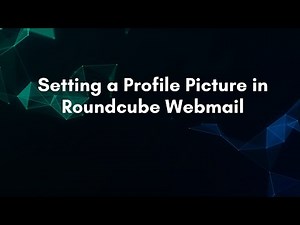 Setting a Profile Picture in Roundcube Webmail