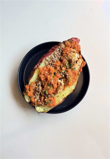 Healthy Options on a Daniel Fast: Jacket Sweet Potato