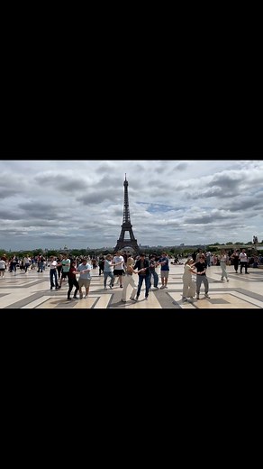 Bringing Carolina Shag to the city of lights - Eiffel Tower meet JSDT! | The Junior Shag Dance Team