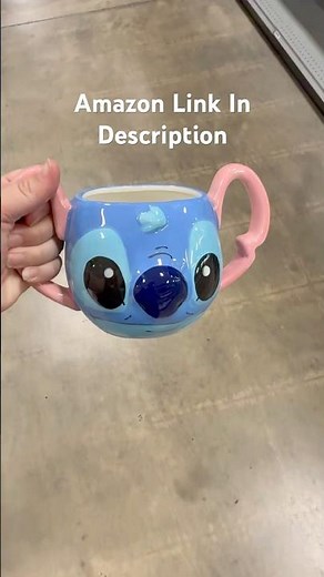 Lilo & Stitch 3D Sculpted Mug 💙 | Disney Ceramic Coffee Cup Review | Amazon Finds