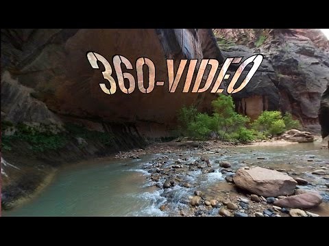 The Narrows Hike in Zion in 360-degrees (Samsung Gear 360 video test)