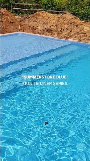 Summerstone Blue 🌊 Gunite Liner Series #looploc #pool #swimmingpool