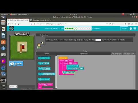 Learn to Code using Blockly and Javascript | Minecraft Part 1