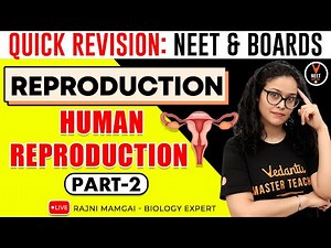 Quick Revision Of Human Reproduction Class 12 #2 | Biology Class 12 Board Exam 2021 | Rajni Ma'am