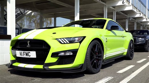 760HP Mustang GT500 on track