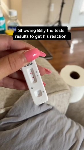 “I am scared” 👩‍🍼 #postivetest #resultsarein #feelinglikedeath #bestreactionever #athomesick #3rdtime | Brrandy & billy