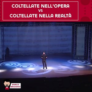 "Inganno Tosca, raggiungerò i morti miei Tosca, ma pure un po' li tuoi" #brignano | Enrico Brignano