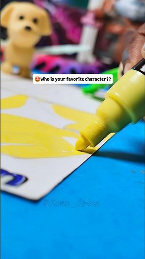 😱One Insane🔥Drawing BuT In 4 DiFfErEnT ArT Styles🎨 ( FNAF Chica Cartoon) #shorts #drawing #art