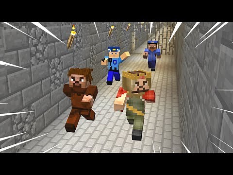 The Rich kidnaps the Poor from prison! (Minecraft)