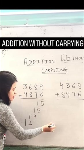 Addition without carry #education #reels #shorts #viral #shortvideo #maths #mathstricks #information