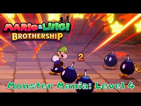 Mario & Luigi: Brothership - How To Complete Monster Mania: Level 4 Side Quest (Bob-ombs)