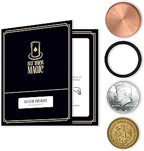 Coin Illusions for Beginners, Intermediate, Professional Illusionist - Vanishing, Teleporting, Transforming Coin Illusions (Scotch and Soda, Centavo)