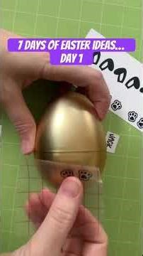 (DAY 1) 7 Days of Easy & Inexpensive EASTER IDEAS #diy #easterideas #cricut #dollarama #dollartree