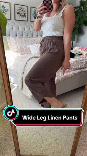 Wide leg linen pants with a relaxed bohemian style that are lightweight, breathable, and effortlessly flattering. Perfect for summer outfits, vacations, beach days, or casual everyday wear, offering comfort without sacrificing style. If you’re searching for boho linen pants, wide leg summer pants, or lightweight women’s linen trousers, these are a warm-weather staple. #LinenPants #WideLegPants #BohoStyle #SummerOutfits #LightweightWomensClothing