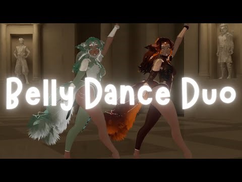 VR Belly Dance with a Clone 👯‍♀️ Full Body Tracking in #VRChat | 'Zouki' by TroyBoi