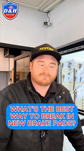 What's the best way to break in new brake pads? DO NOT GO PAST THE SPEED LIMIT WHILE DRIVING! #autorepairs #Cartips #DHcarcare #Brakepads | Don & Harold's Car Care
