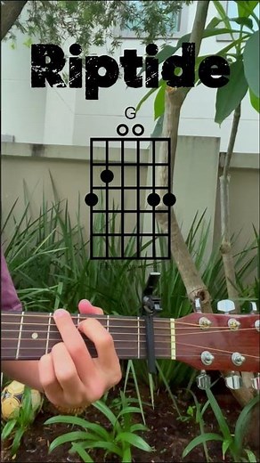 How to play Riptide on Guitar #guitar #songs #chords