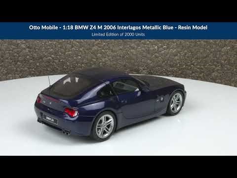 BMW Z4 M Interlagos Blue Metallic 2006 - Otto Mobile 1:18 Resin Model (OT499)